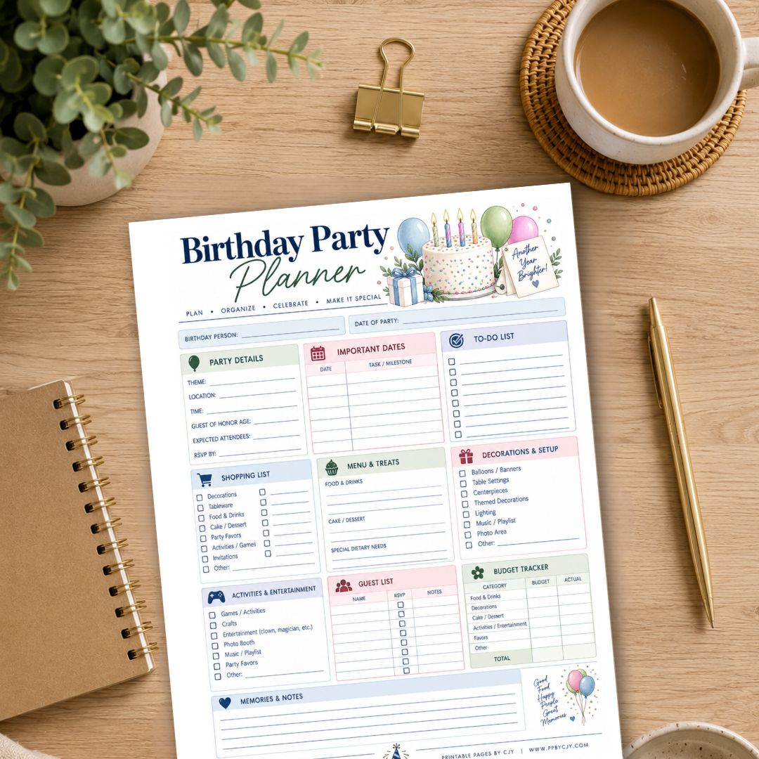 Birthday Planner