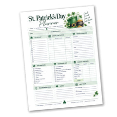 St. Patrick's Day Planner
