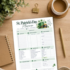 St. Patrick's Day Planner