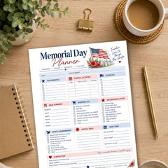 Memorial Day Planner