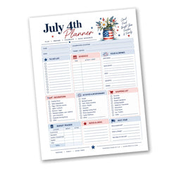 July 4th Planner