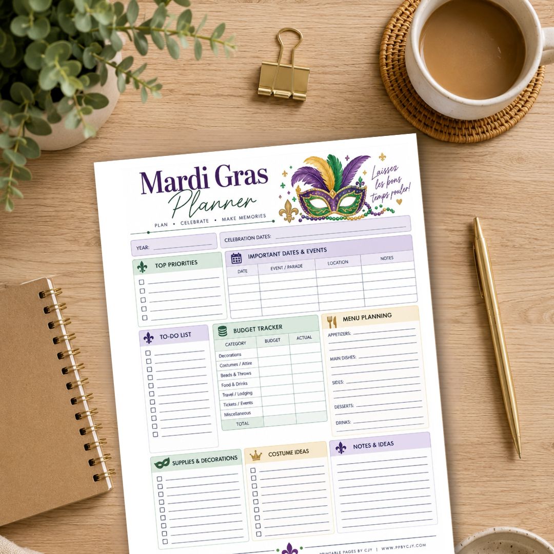 Mardi Gras Planner