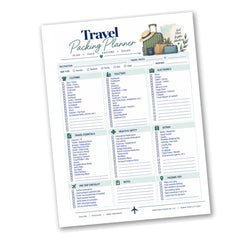 Travel Packing Planner