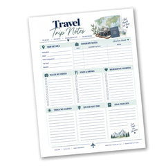 Travel Trip Notes
