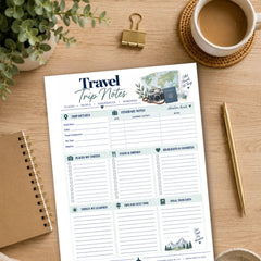 Travel Trip Notes