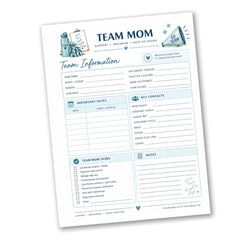 Team Mom Information Sheet