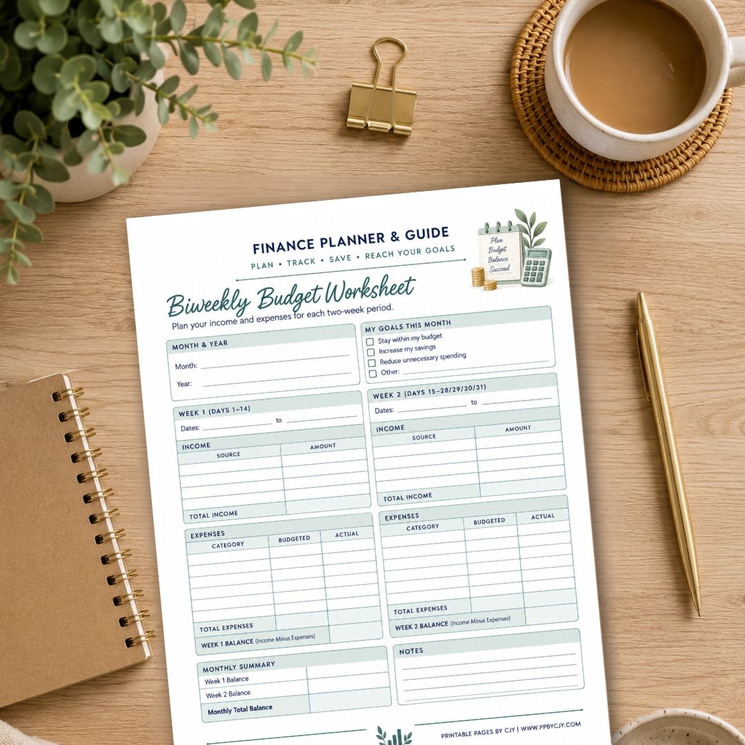 Bi-Weekly Budget Worksheet