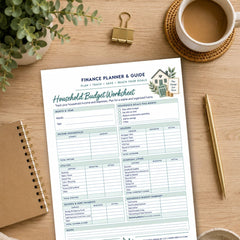 Household Budget Worksheet