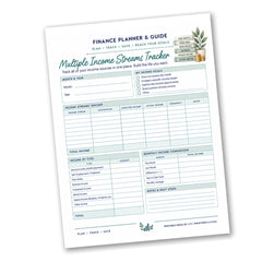 Multiple Income Streams Tracker