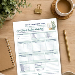 Zero-Based Budget Worksheet