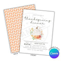 Thanksgiving Printable Invitation