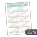 Thanksgiving Planner PDF Template Bundle