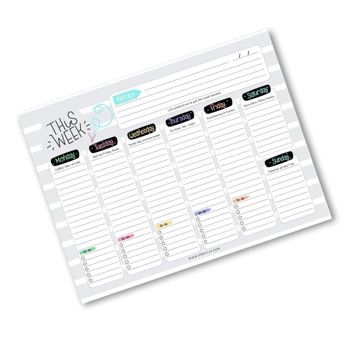 Weekly Planner Page