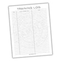 Animal Training Log Printable PDF Template