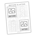 Before & After Body Tracker Printable PDF Template