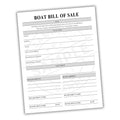 Trailer bill of sale form on a white background