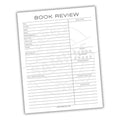 Book Review Printable PDF Template