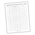 Breastfeeding Log Printable PDF Template
