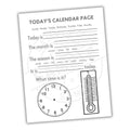 Calendar Learning Aid Printable PDF Template