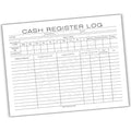 Cash Register Log Printable PDF Template