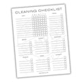 Weekly Cleaning Checklist Printable PDF Template