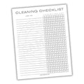Monthly Cleaning Checklist Printable PDF Template