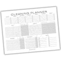 Cleaning planner with days of the week and checkboxes for tasks