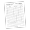 Compost Bin Tracker Printable PDF Template