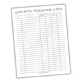 Crypto Trading Register Printable PDF Template