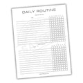 Daily Routine Printable PDF Template