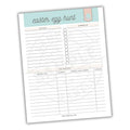 Easter Egg Hunt Planner Printable PDF Template