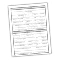 Emergency Card Printable PDF Template
