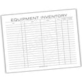Equipment Asset Inventory Printable PDF Template