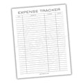 Expense Spending Tracker Printable PDF Template