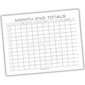Farm Month End Totals Printable PDF Template