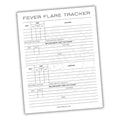 Fever Flare Tracker Printable PDF Template