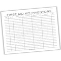 First Aid Kit Inventory Printable PDF Template
