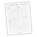 Fitness Goal Tracker Printable PDF Template