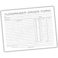 Fundraiser order form on a white background