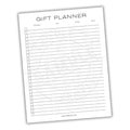 Gift Planner Printable PDF Template