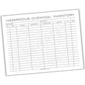 Hazardous Chemical Inventory Printable PDF Template