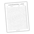 Homework Tracker Printable PDF Template