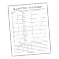 Illness Tracker Printable PDF Template