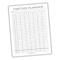 Fasting Planner Printable PDF Template