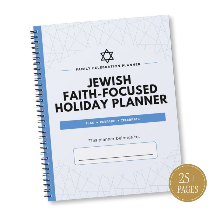 Jewish Faith-Focused Holiday Planner