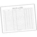 Kiln Log Printable PDF Template