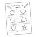 Shapes Learning Aid Printable PDF Template