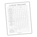 Lupus Tracker Printable PDF Template