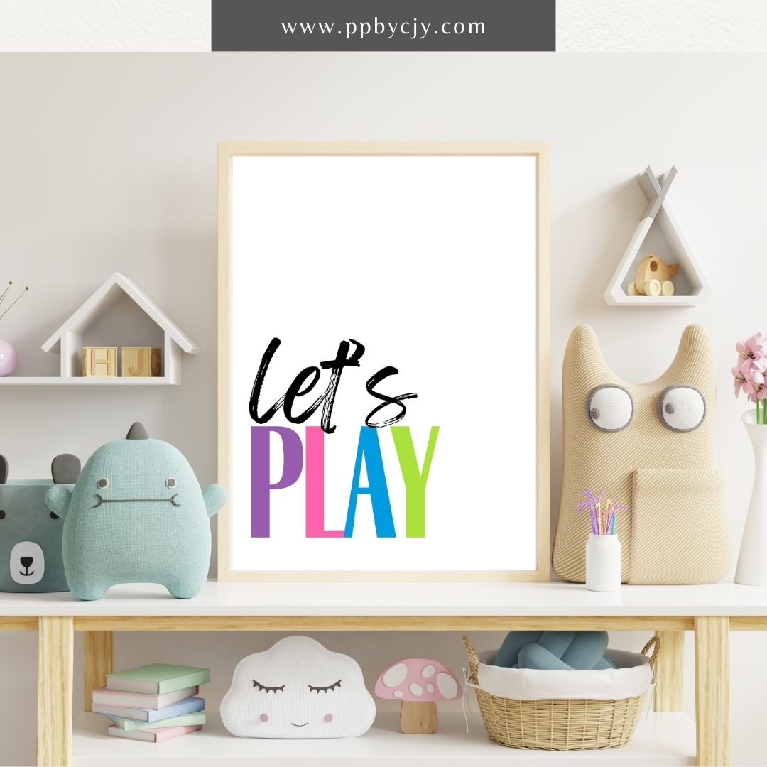 Bold Motivational Wall Art for Kids Printable – Vibrant designs for playroom, homeschool, or classroom