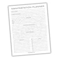 Manifestation Planner Printable PDF Template